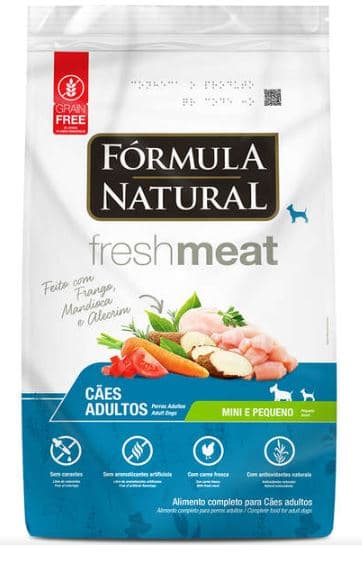 Ração Fórmula Natural Fresh Meat Cães Adultos Raças Mini e Pequena