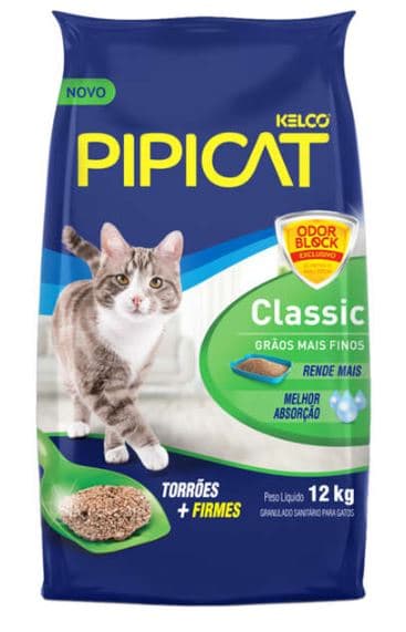 Areia Sanitária Pipicat Classic para Gatos